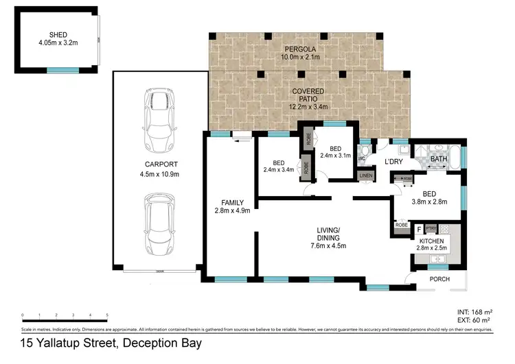 Floorplan of Homely house listing, 15 Yallatup Street, Deception Bay QLD 4508