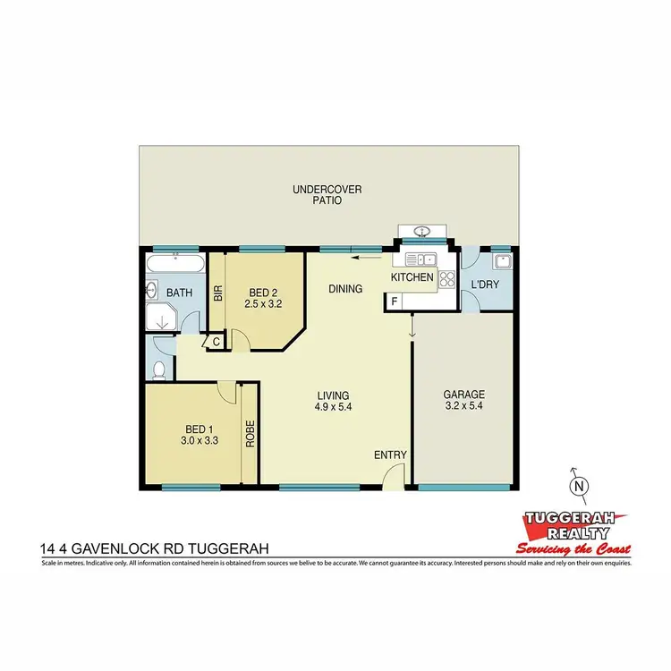 Floorplan of Homely villa listing, 14/4 Gavenlock Road, Tuggerah NSW 2259