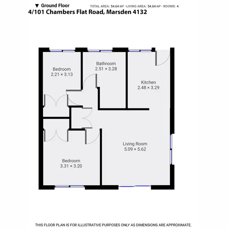 Floorplan of Homely townhouse listing, 4/101 Chambers Flat Road, Marsden QLD 4132