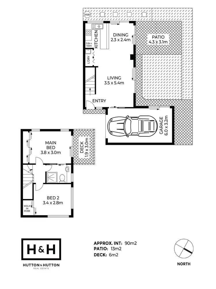 Floorplan of Homely townhouse listing, 12/130 Hamilton Road, Moorooka QLD 4105
