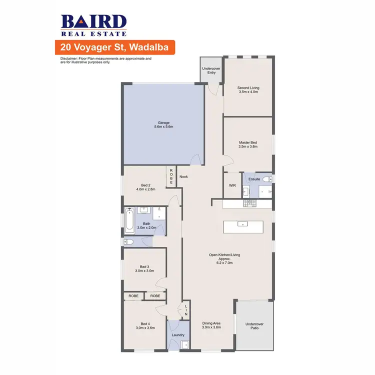 Floorplan of Homely house listing, 20 Voyager Street, Wadalba NSW 2259