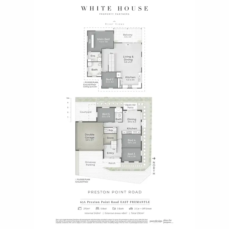 Floorplan of Homely house listing, 65A Preston Point Road, East Fremantle WA 6158