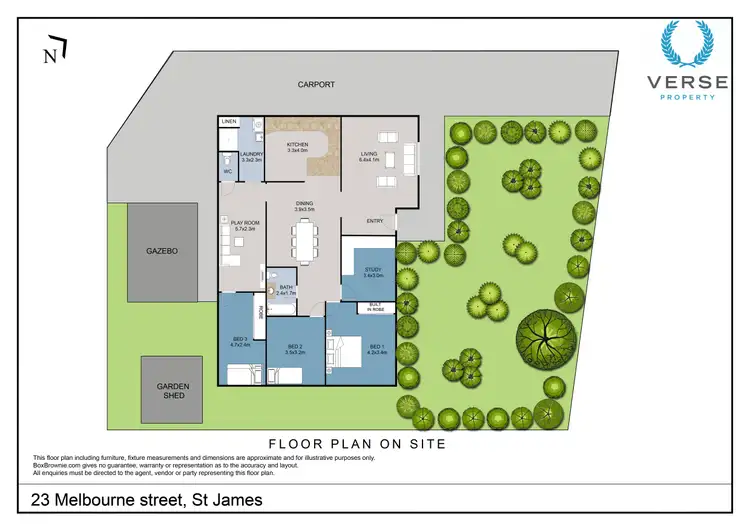 Floorplan of Homely house listing, 23 Melbourne Street, St James WA 6102