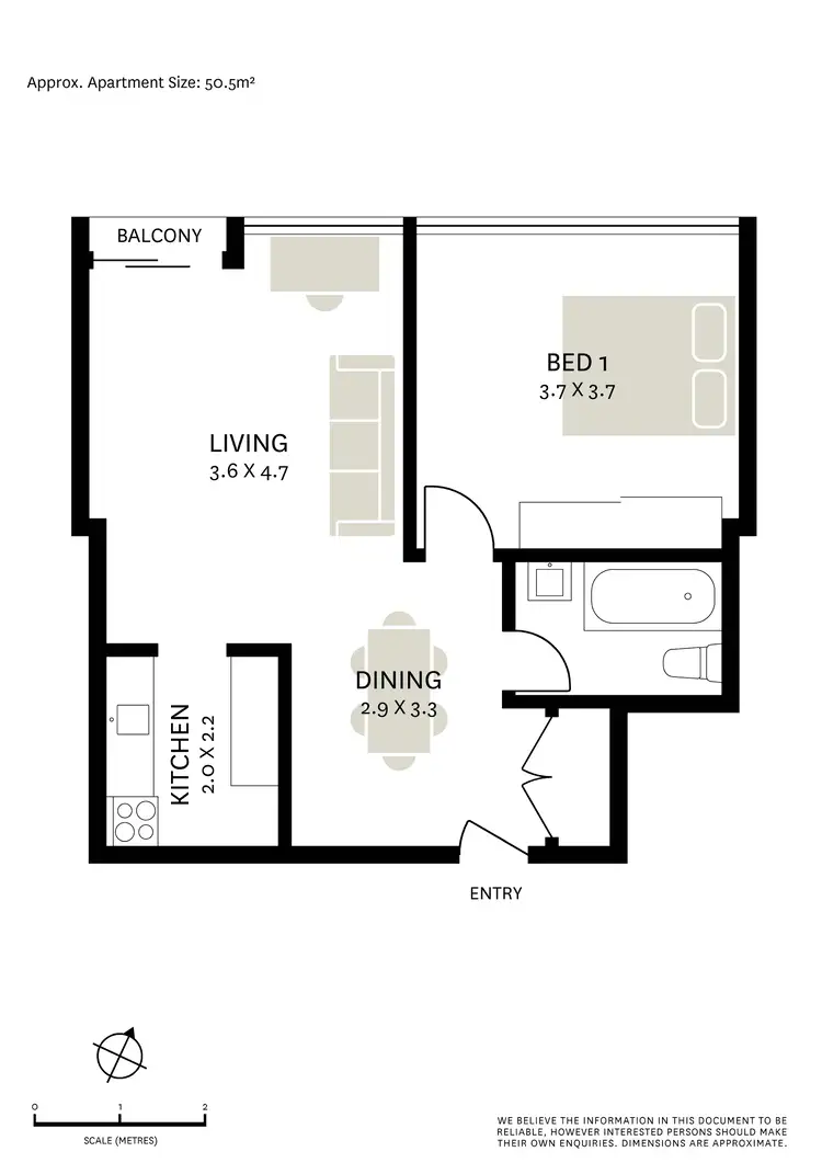 Floorplan of Homely apartment listing, 120/14-28 Blues Point Road, Mcmahons Point NSW 2060