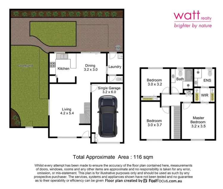 Floorplan of Homely townhouse listing, 3/15 Hawbridge Street, Carseldine QLD 4034