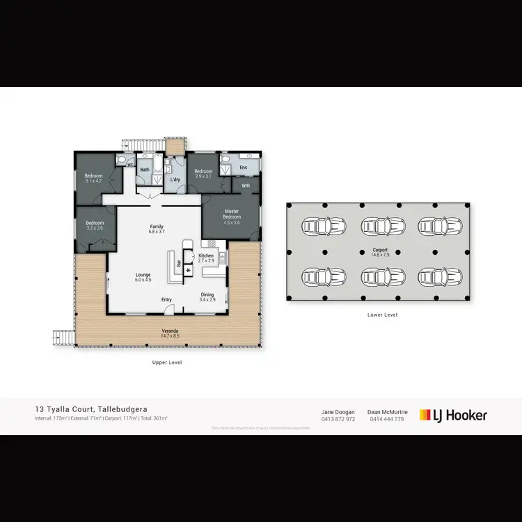 Floorplan of Homely house listing, 13 Tyalla Court, Tallebudgera QLD 4228