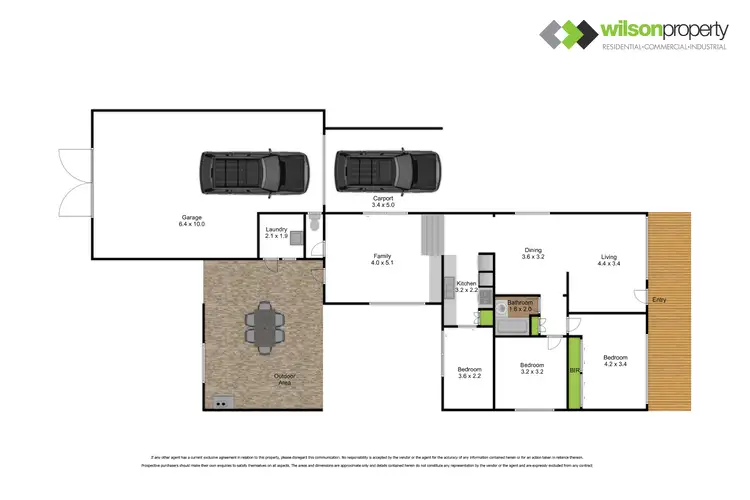 Floorplan of Homely house listing, 17 Pollock Avenue, Traralgon VIC 3844