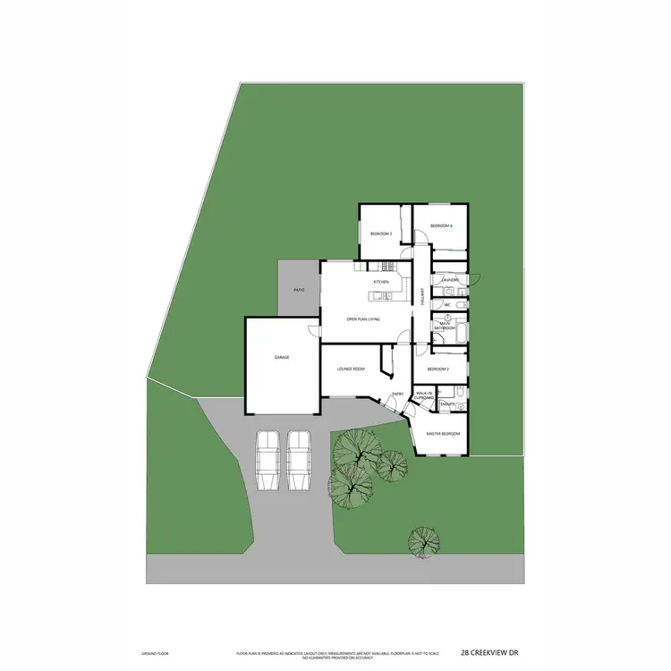 Floorplan of Homely house listing, 28 Creekview Drive, New Auckland QLD 4680