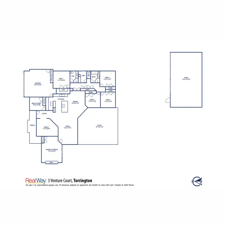 Floorplan of Homely house listing, 3 Venture Court, Torrington QLD 4350