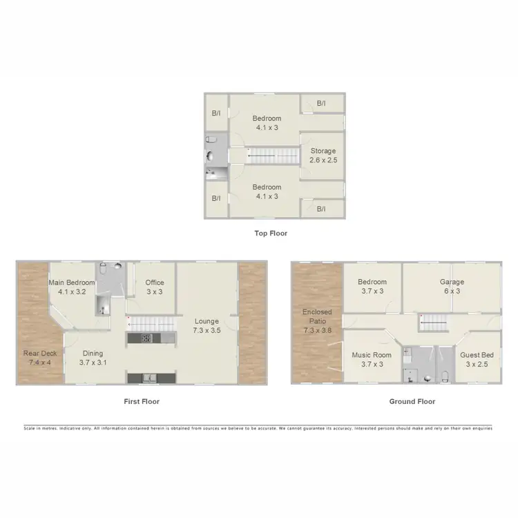 Floorplan of Homely house listing, 64 Wedd Street, Spring Hill QLD 4000