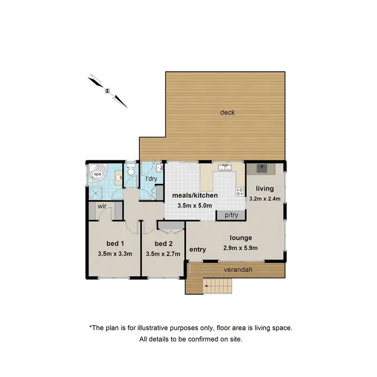 Floorplan of Homely house listing, 10 First Avenue, Cockatoo VIC 3781