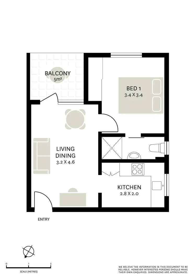 Floorplan of Homely apartment listing, 3/38 Arthur Street, Balmain NSW 2041