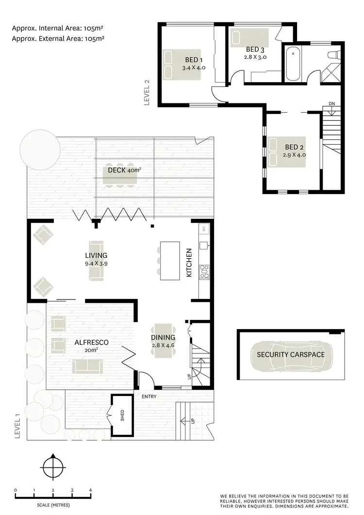 Floorplan of Homely townhouse listing, 5/55 Mullens Street, Balmain NSW 2041