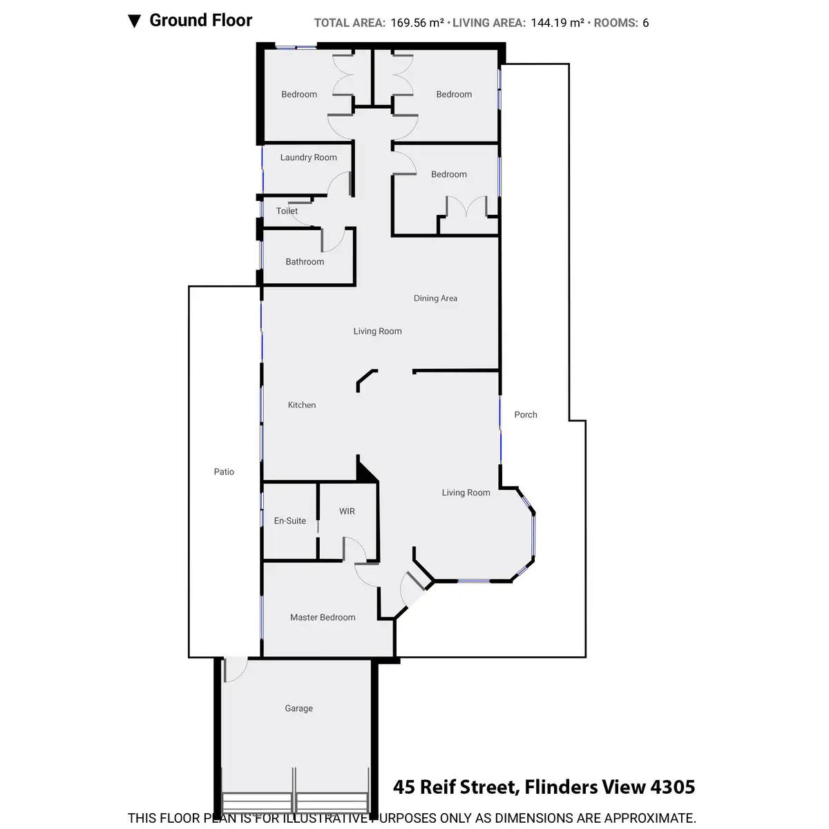 Floorplan of Homely house listing, 45 Reif Street, Flinders View QLD 4305