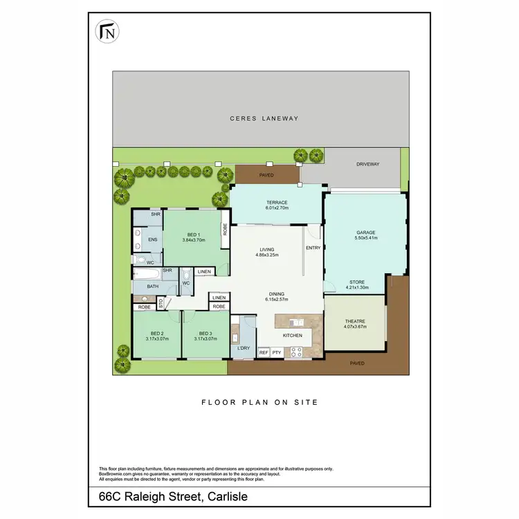 Floorplan of Homely house listing, 66C Raleigh Street, Carlisle WA 6101