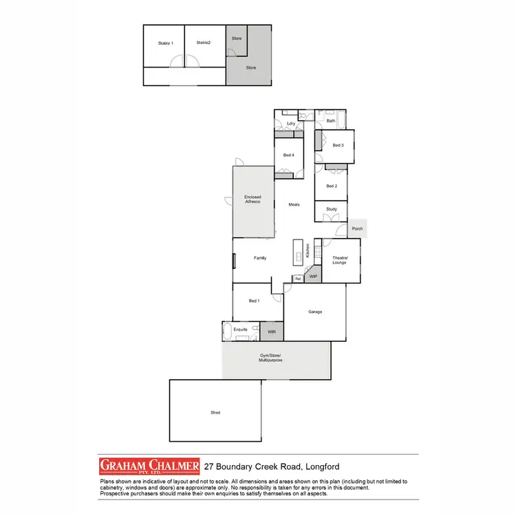 Floorplan of Homely house listing, 27 Boundary Creek Road, Longford VIC 3851