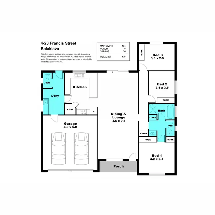 Floorplan of Homely house listing, 4/23 Francis Street, Balaklava SA 5461