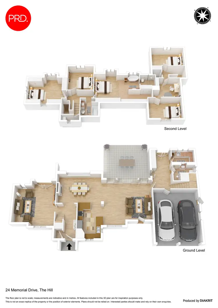 Floorplan of Homely house listing, 24 Memorial Drive, The Hill NSW 2300