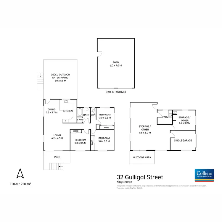 Floorplan of Homely house listing, 32 Gulligal Street, Kingsthorpe QLD 4400