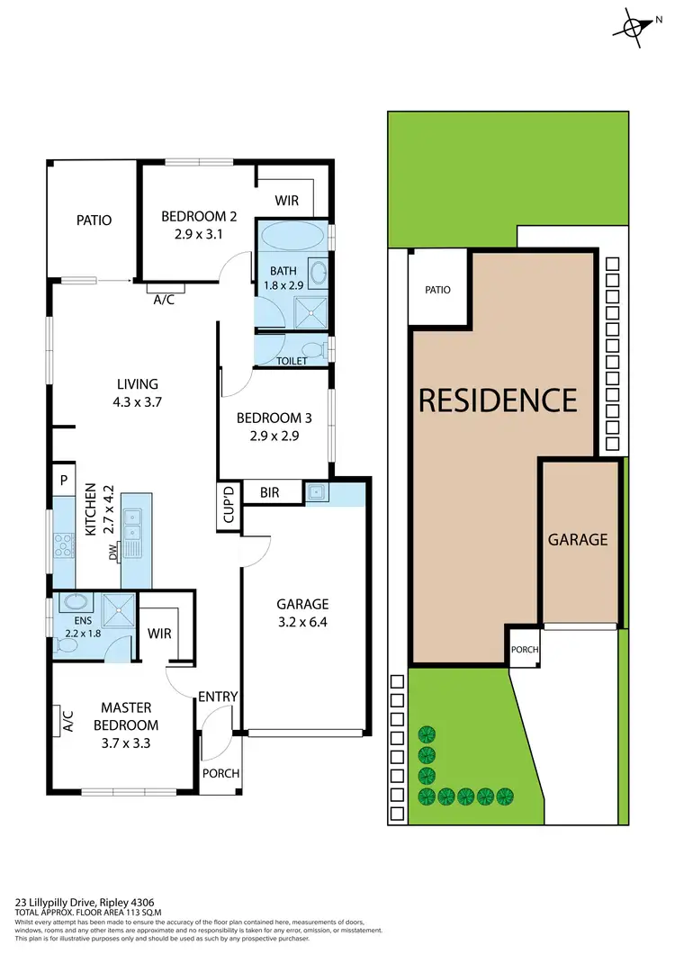 Floorplan of Homely house listing, 23 Lillypilly Drive, Ripley QLD 4306