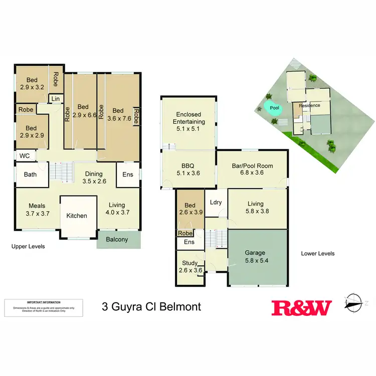 Floorplan of Homely house listing, 3 Guyra Close, Belmont North NSW 2280