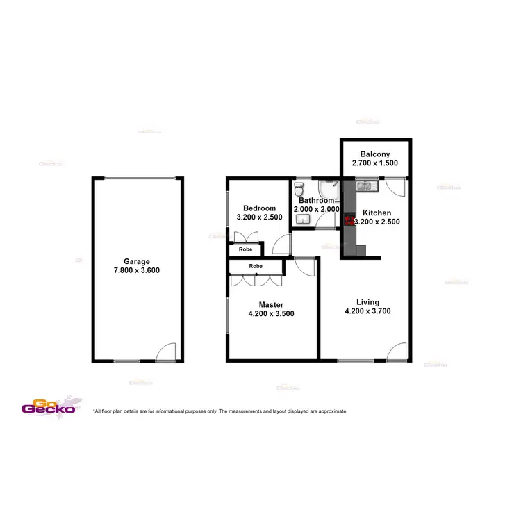 Floorplan of Homely unit listing, 4/370 Zillmere Road, Zillmere QLD 4034