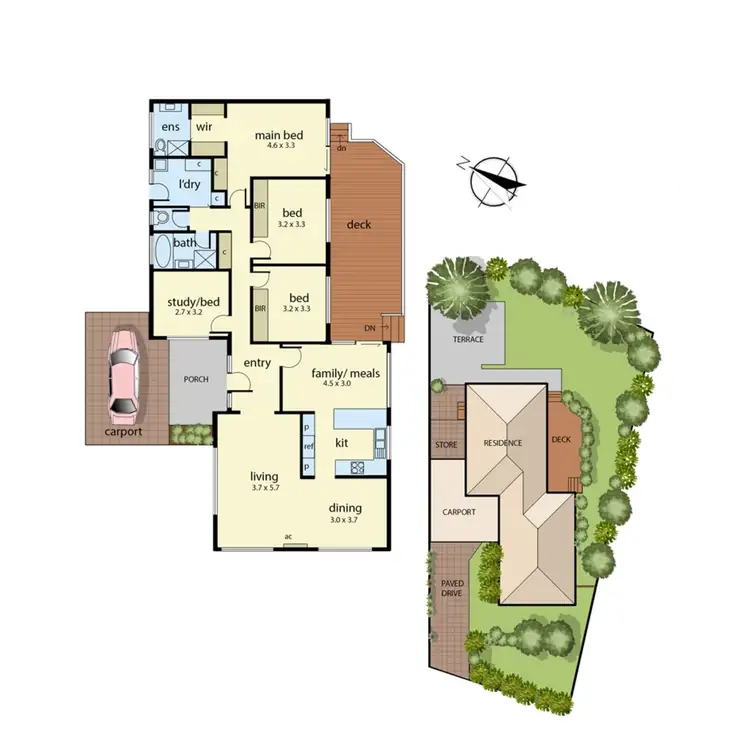 Floorplan of Homely house listing, 27 Sanderling Crescent, Mornington VIC 3931
