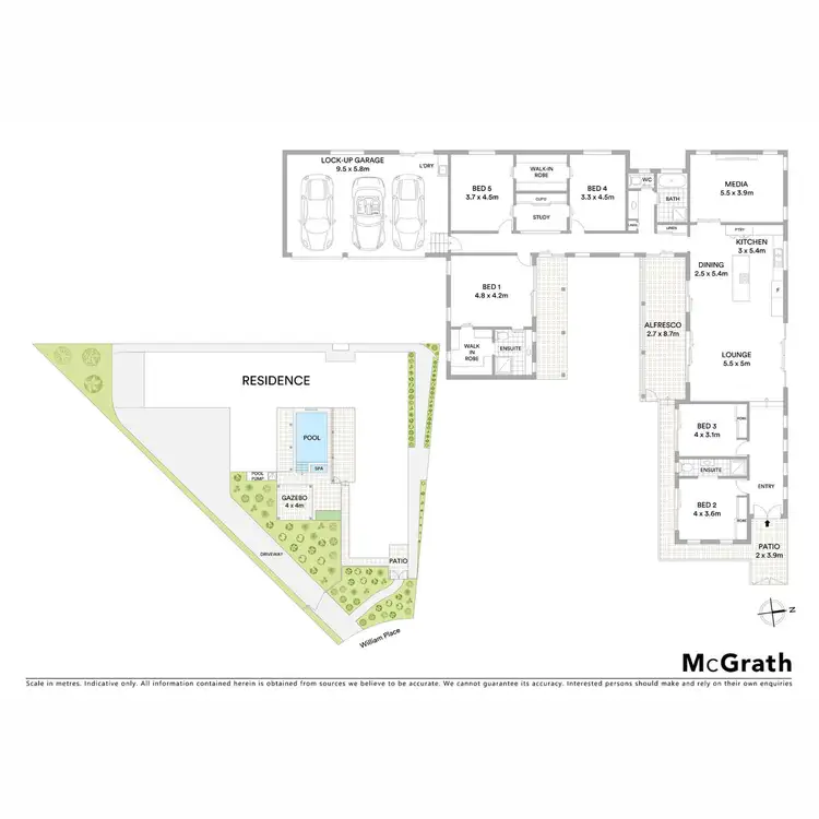 Floorplan of Homely house listing, 10 William Place, Lennox Head NSW 2478