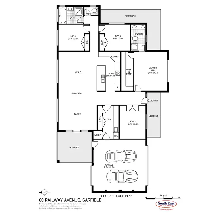Floorplan of Homely house listing, 80 Railway Avenue, Garfield VIC 3814