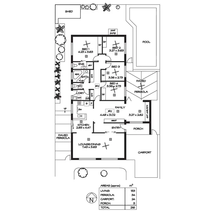 Floorplan of Homely house listing, 18 Yeo Avenue, Highgate SA 5063