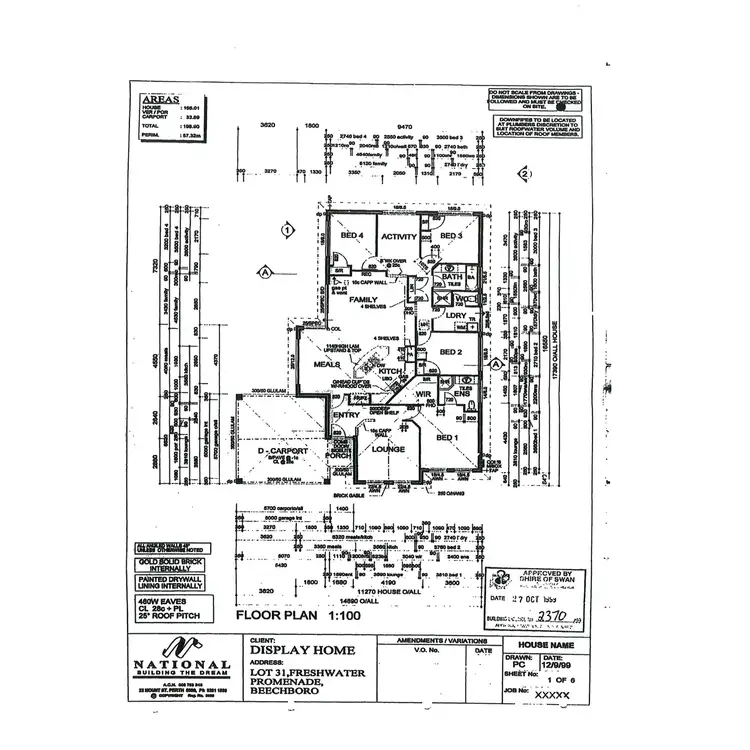 Floorplan of Homely house listing, 21 Freshwater Promenade, Bennett Springs WA 6063
