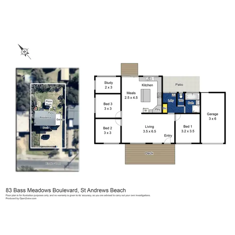 Floorplan of Homely house listing, 83 Bass Meadows Boulevard, St Andrews Beach VIC 3941