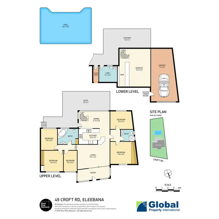 Floorplan of Homely house listing, 49 Croft Road, Eleebana NSW 2282