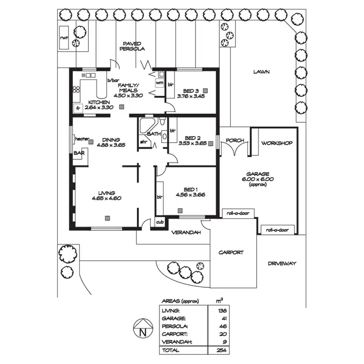 Floorplan of Homely house listing, 24 Fourth Avenue, Klemzig SA 5087