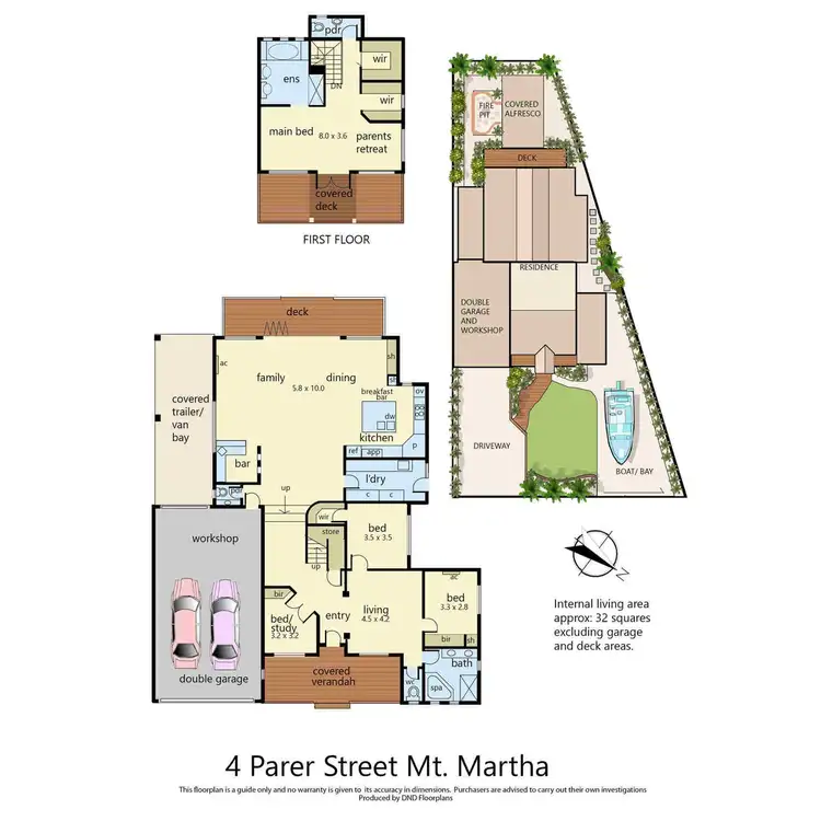 Floorplan of Homely house listing, 4 Parer Street, Mount Martha VIC 3934