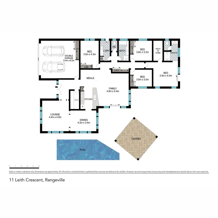 Floorplan of Homely house listing, 11 Leith Crescent, Rangeville QLD 4350