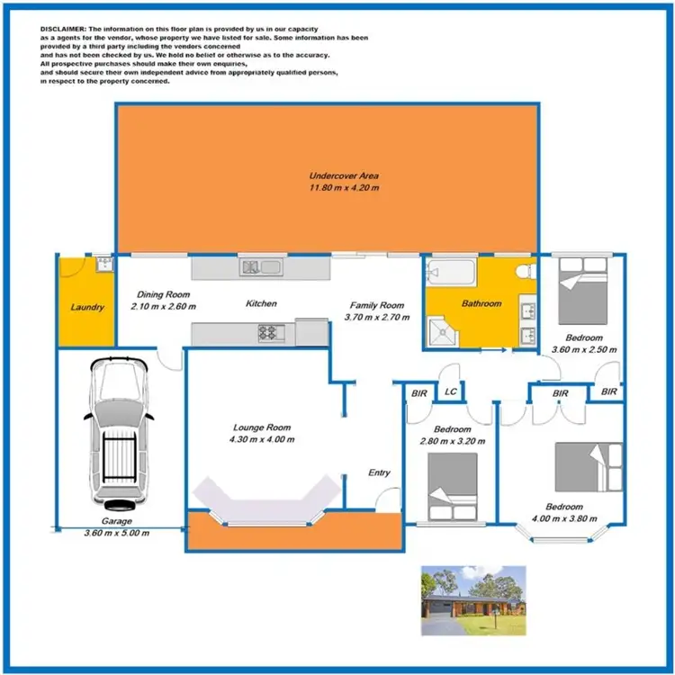 Floorplan of Homely house listing, 77 Warburton Crescent, Werrington County NSW 2747