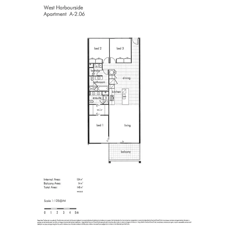 Floorplan of Homely apartment listing, A206/83 Spinnaker Terrace, Safety Beach VIC 3936