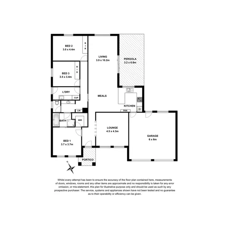 Floorplan of Homely house listing, 38 Hastings Avenue, Mount Gambier SA 5290