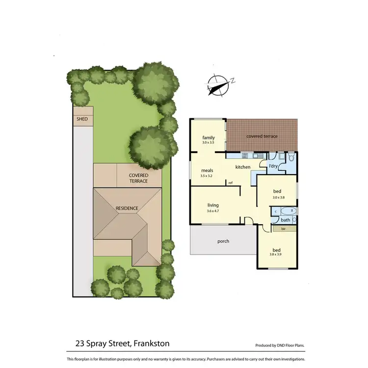 Floorplan of Homely house listing, 23 Spray Street, Frankston VIC 3199