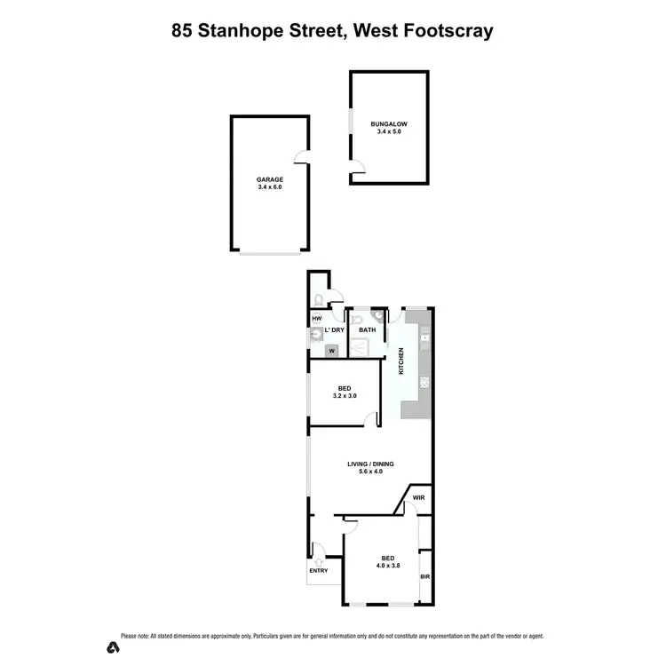 Floorplan of Homely house listing, 85 Stanhope Street, West Footscray VIC 3012