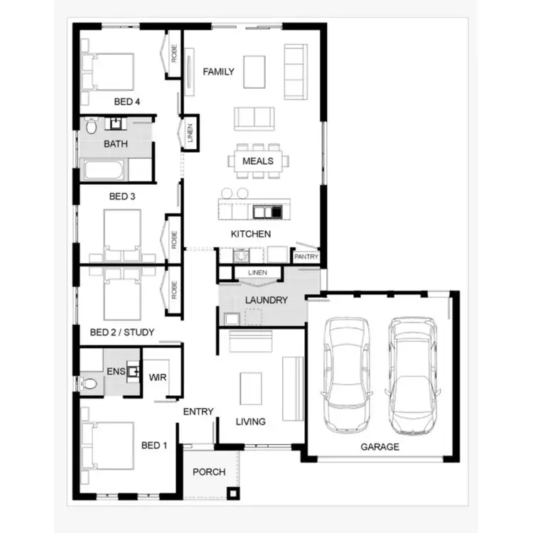 Floorplan of Homely house listing, 1 Princeton Way, Traralgon VIC 3844