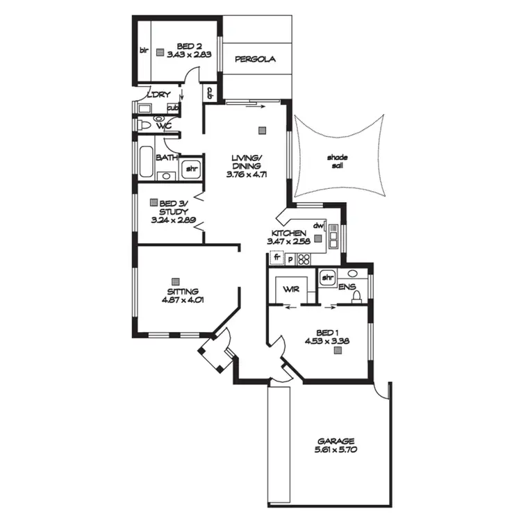 Floorplan of Homely house listing, 4/54 Moules Road, Magill SA 5072