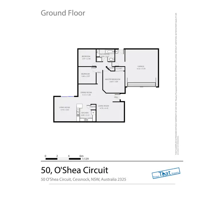 Floorplan of Homely villa listing, 50A O'Shea Circuit, Cessnock NSW 2325