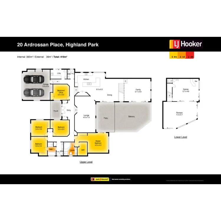 Floorplan of Homely house listing, 20 Ardrossan Place, Highland Park QLD 4211