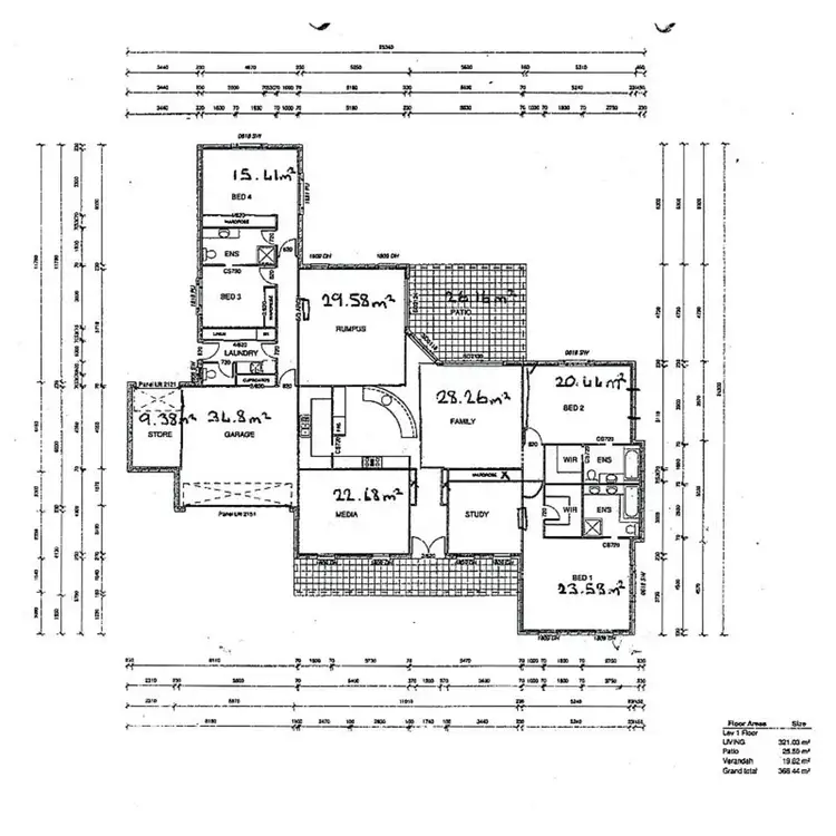 Floorplan of Homely rural property listing, 32 Barnes Court, Mount Crosby QLD 4306