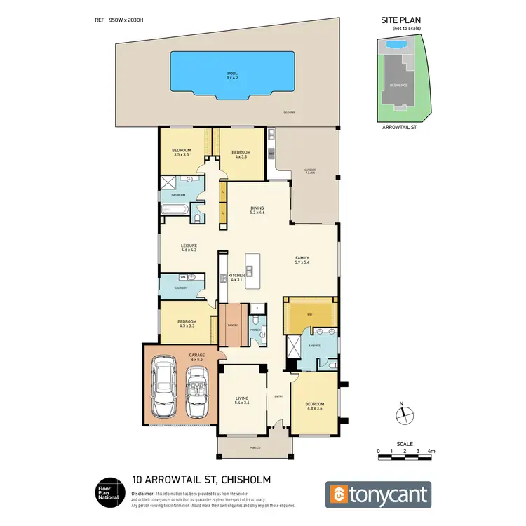 Floorplan of Homely house listing, 10 Arrowtail Street, Chisholm NSW 2322