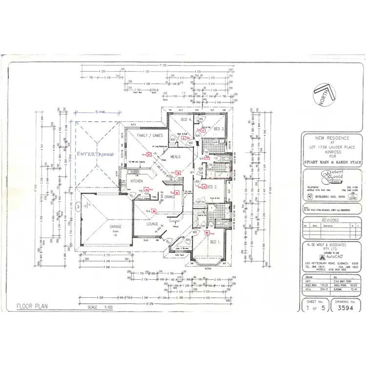 Floorplan of Homely house listing, 11 Lauder Place, Kinross WA 6028