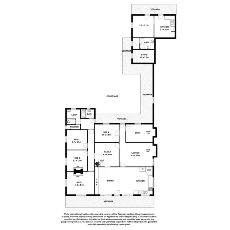 Floorplan of Homely rural property listing, 1178 Old Kalangadoo - Penola Road, Monbulla SA 5277