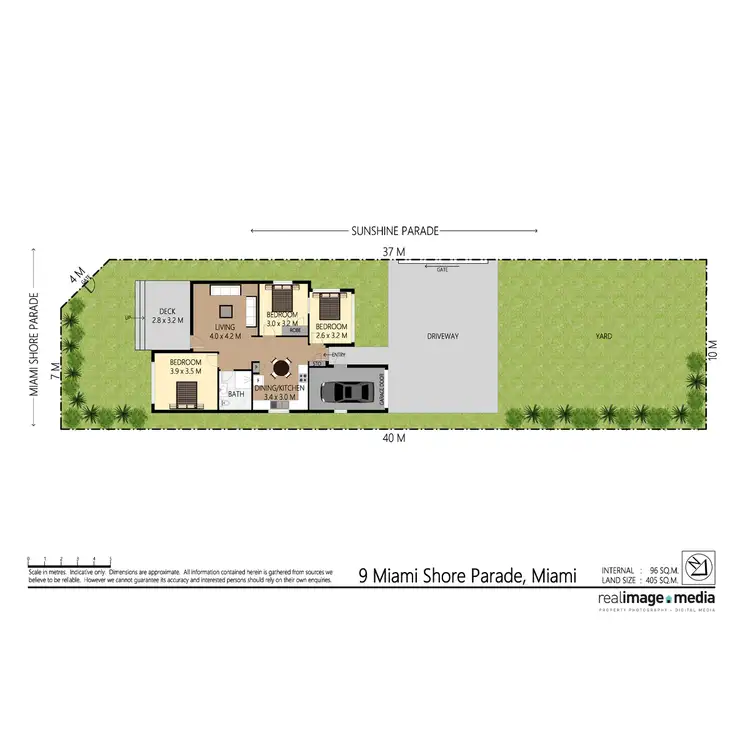 Floorplan of Homely house listing, 9 Miami Shore Parade, Miami QLD 4220
